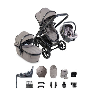iCandy Peach 8 Pushchair Complete Car Seat Bundle - Porcini