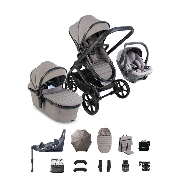 iCandy Peach 8 Pushchair Complete Car Seat Bundle - Porcini