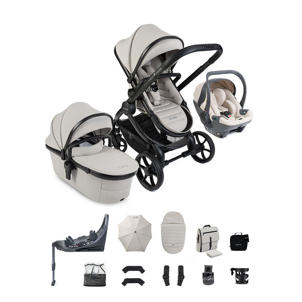 iCandy Peach 8 Pushchair Complete Car Seat Bundle - Taupe