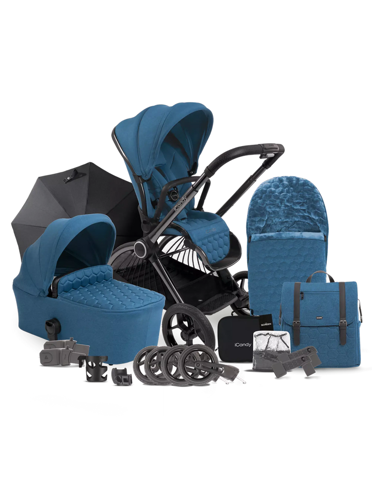 iCandy Core Pushchair and Carrycot Complete Bundle - Chelsea Baby