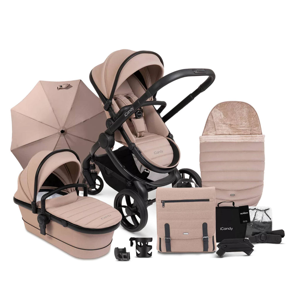 iCandy Peach 7 Pushchair and Carrycot Complete Bundle - Chelsea Baby