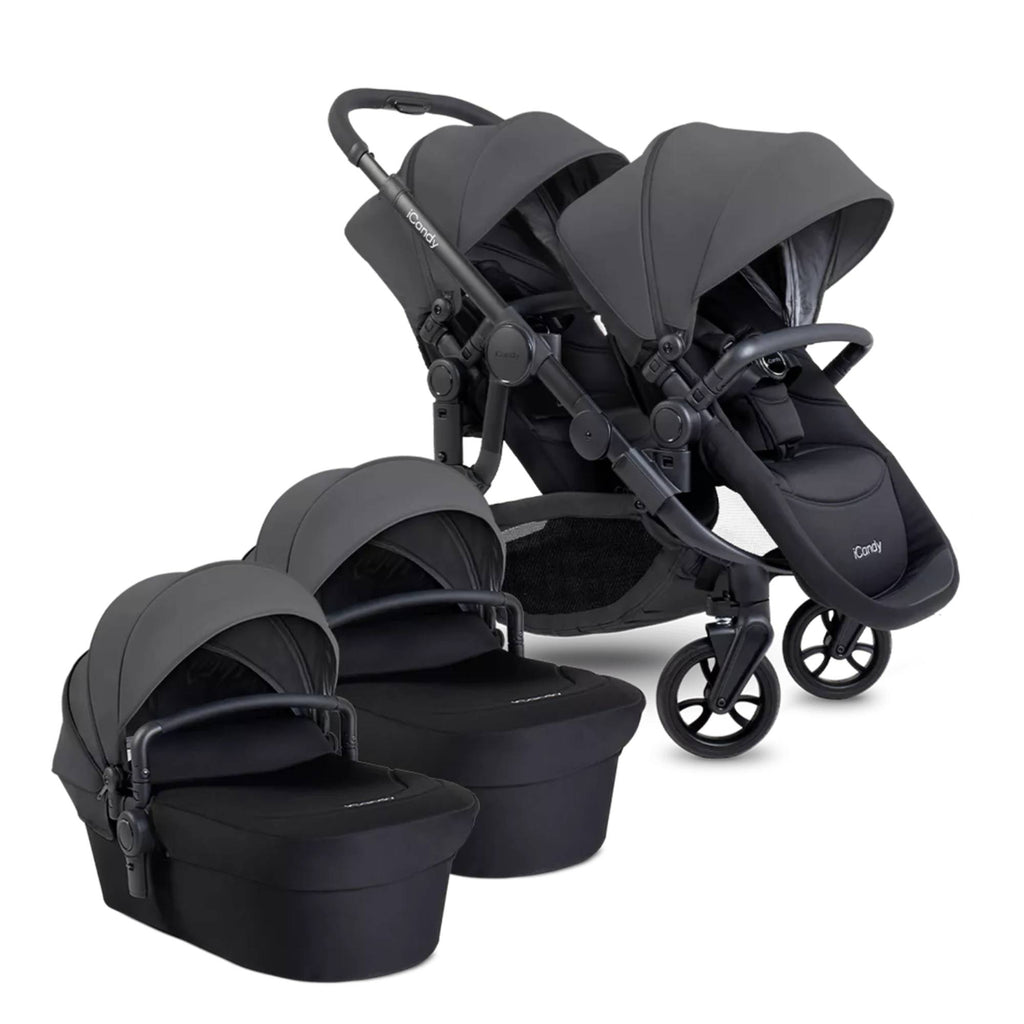 iCandy Orange 4 Twin Pushchair Bundle - Chelsea Baby