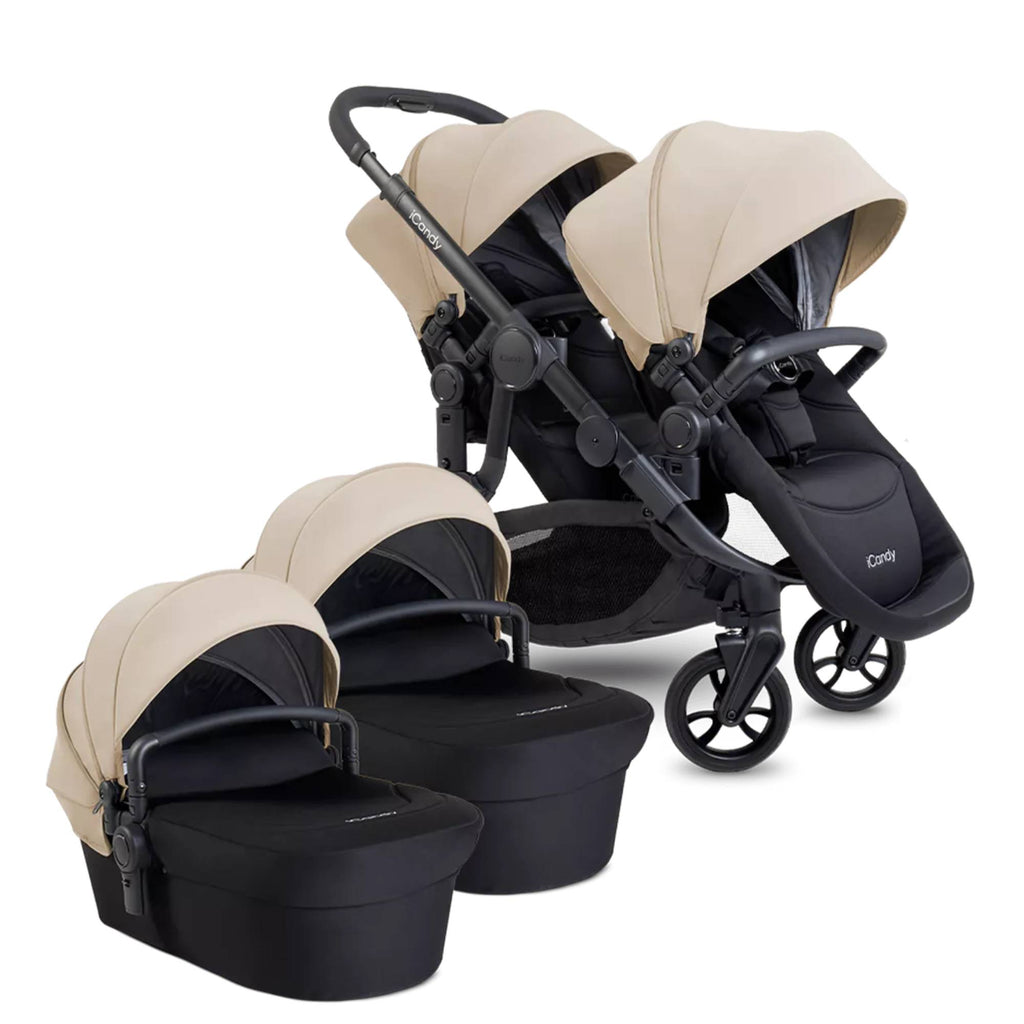 iCandy Orange 4 Twin Pushchair Bundle - Chelsea Baby