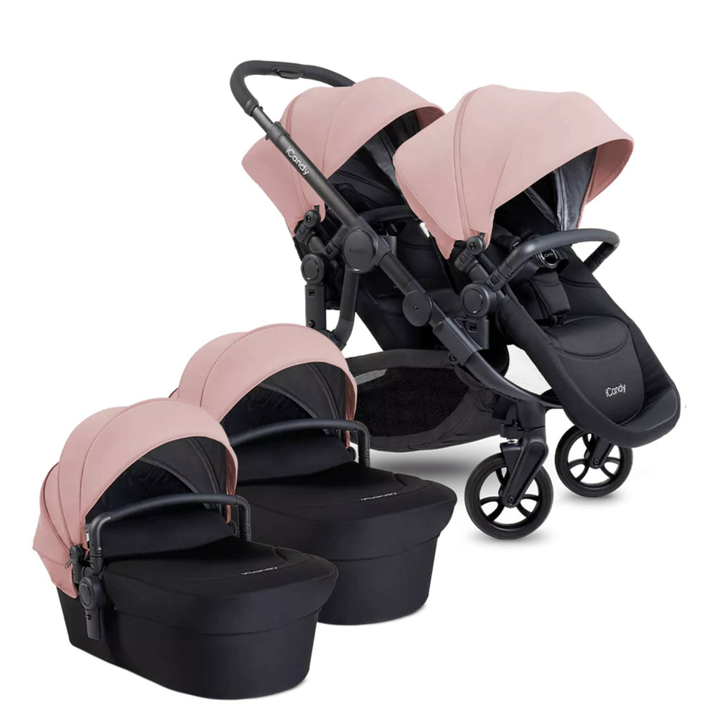 iCandy Orange 4 Twin Pushchair Bundle - Chelsea Baby