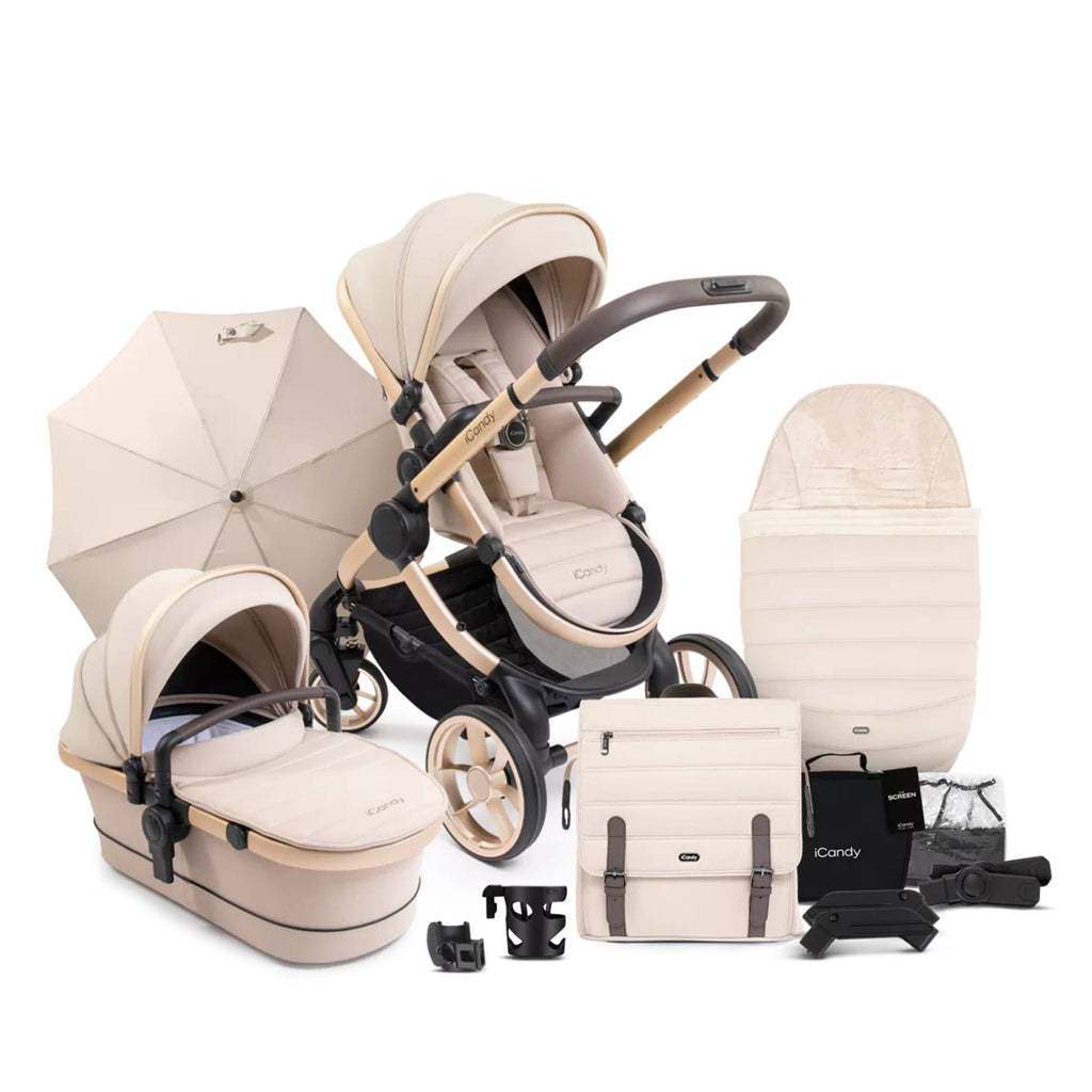 iCandy Peach 7 Pushchair and Carrycot Complete Bundle - Chelsea Baby