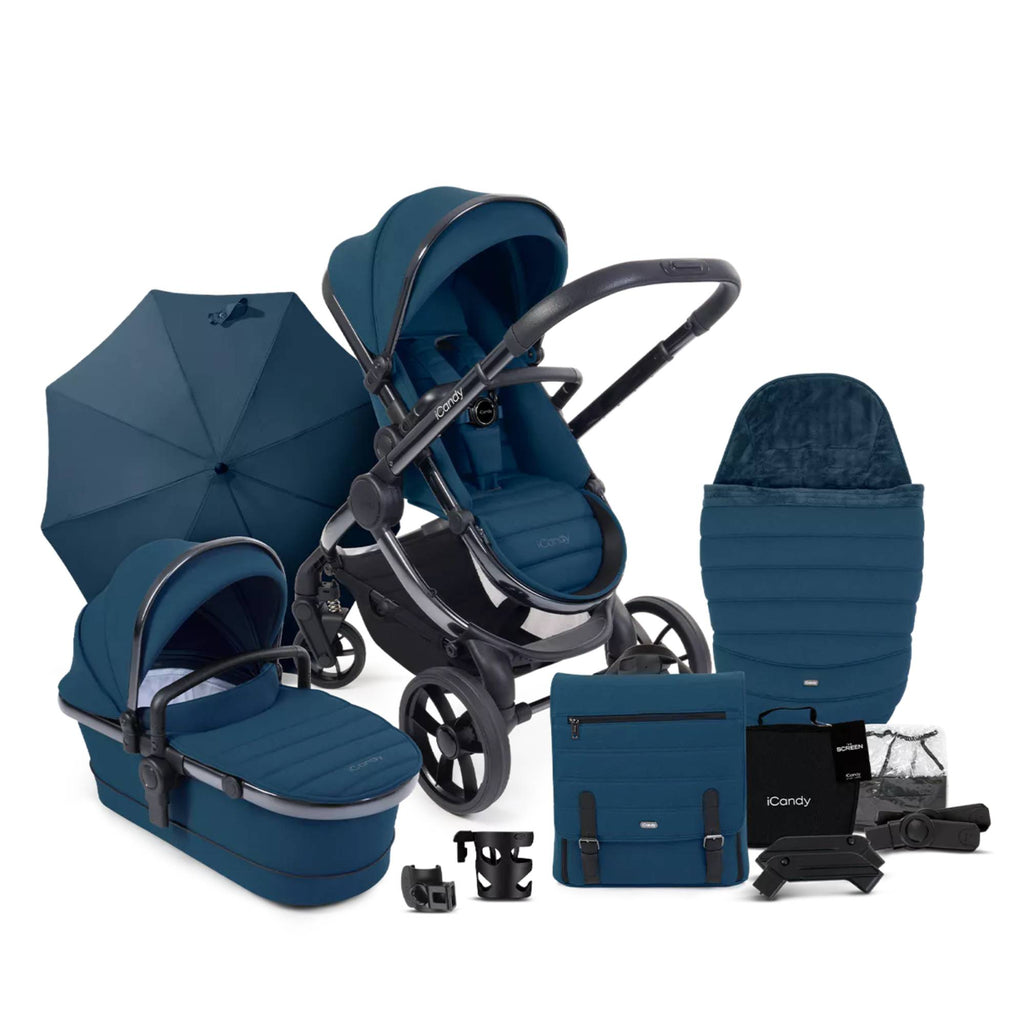 iCandy Peach 7 Pushchair and Carrycot Complete Bundle - Chelsea Baby