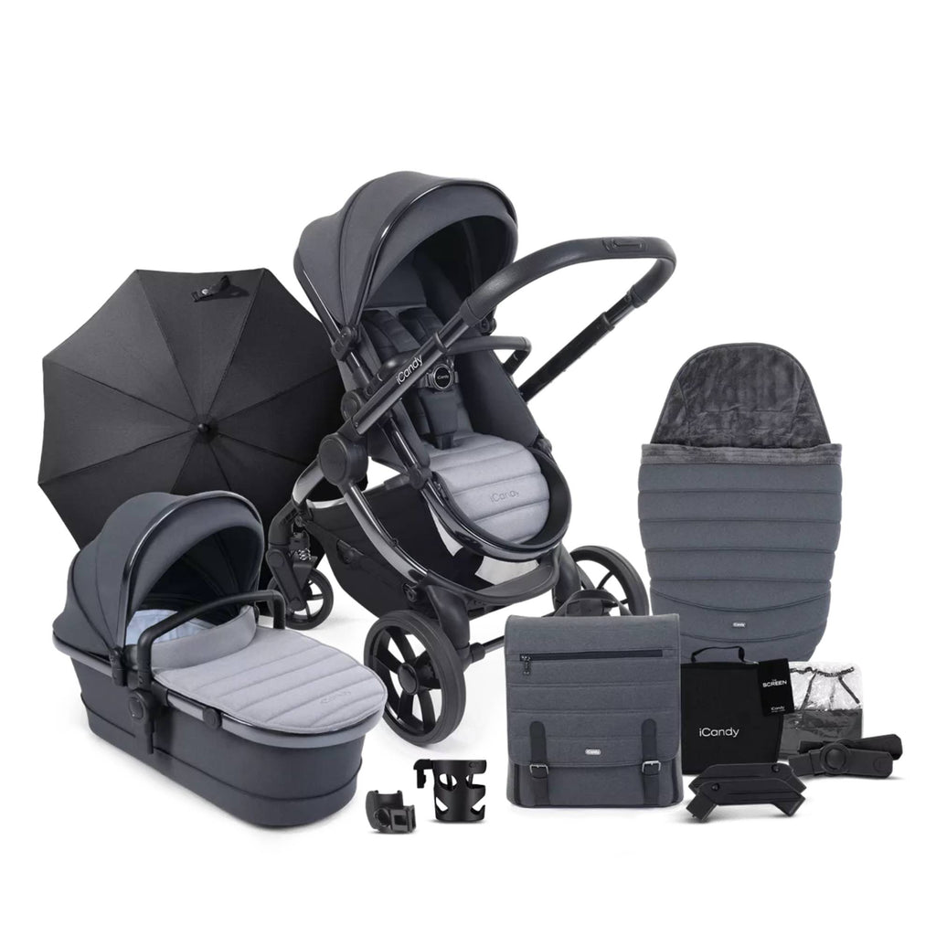 iCandy Peach 7 Pushchair and Carrycot Complete Bundle - Chelsea Baby