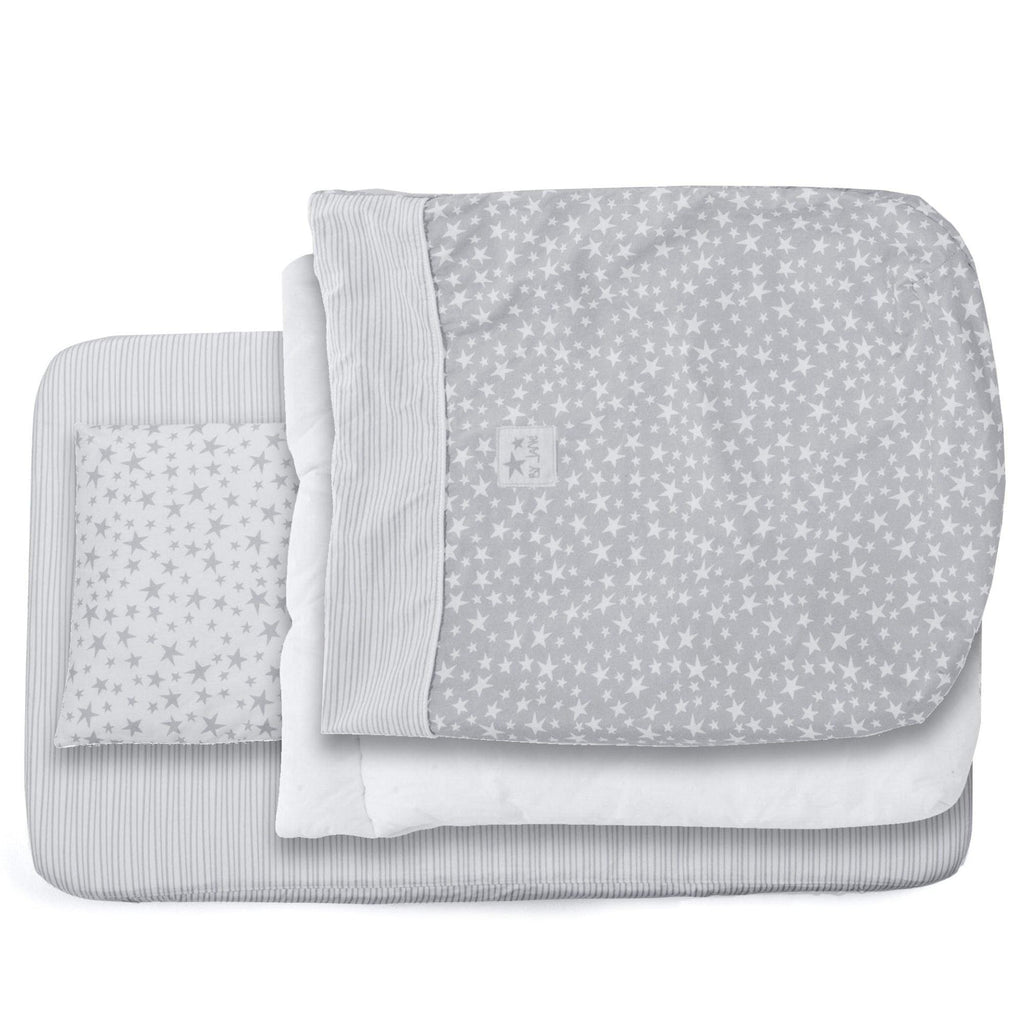 Jane Baby Side Crib and 4 Piece Bedding Set - Chelsea Baby