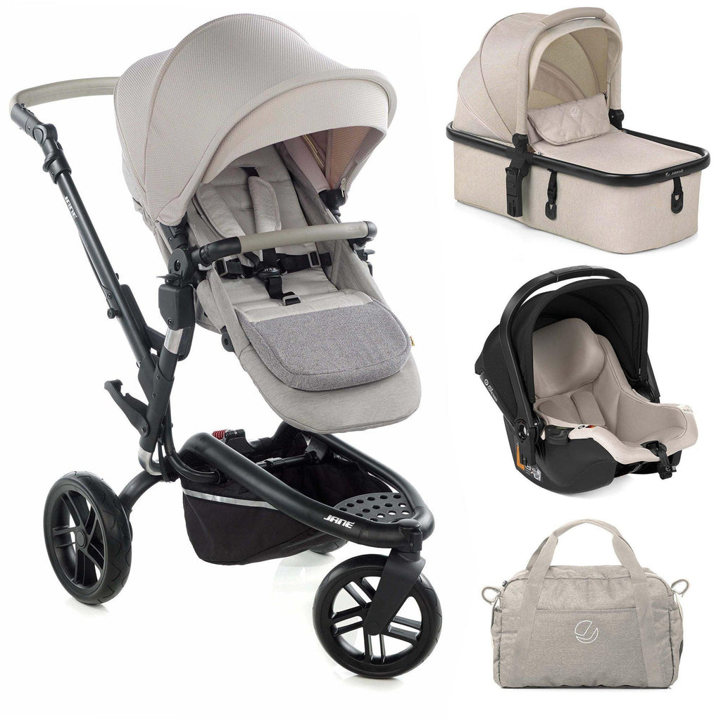 Jané Trider + Micro Pro Carrycot + Koos Isize Car Seat - Chelsea Baby