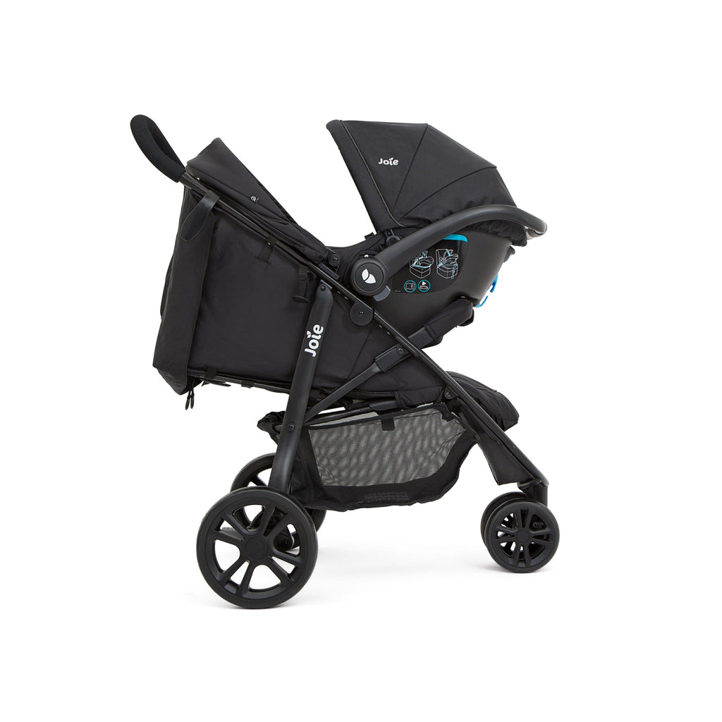 Joie Litetrax 2-in-1 3 wheel stroller - Coal - Chelsea Baby