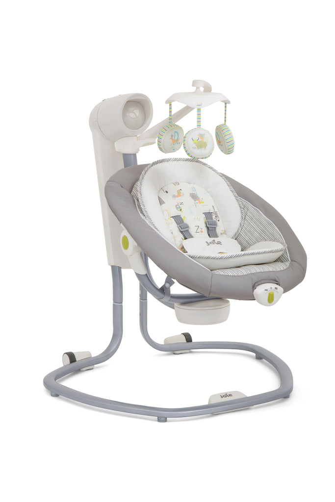 Joie Serina Swivel multi-motion swing- Natures Alphabet - Chelsea Baby