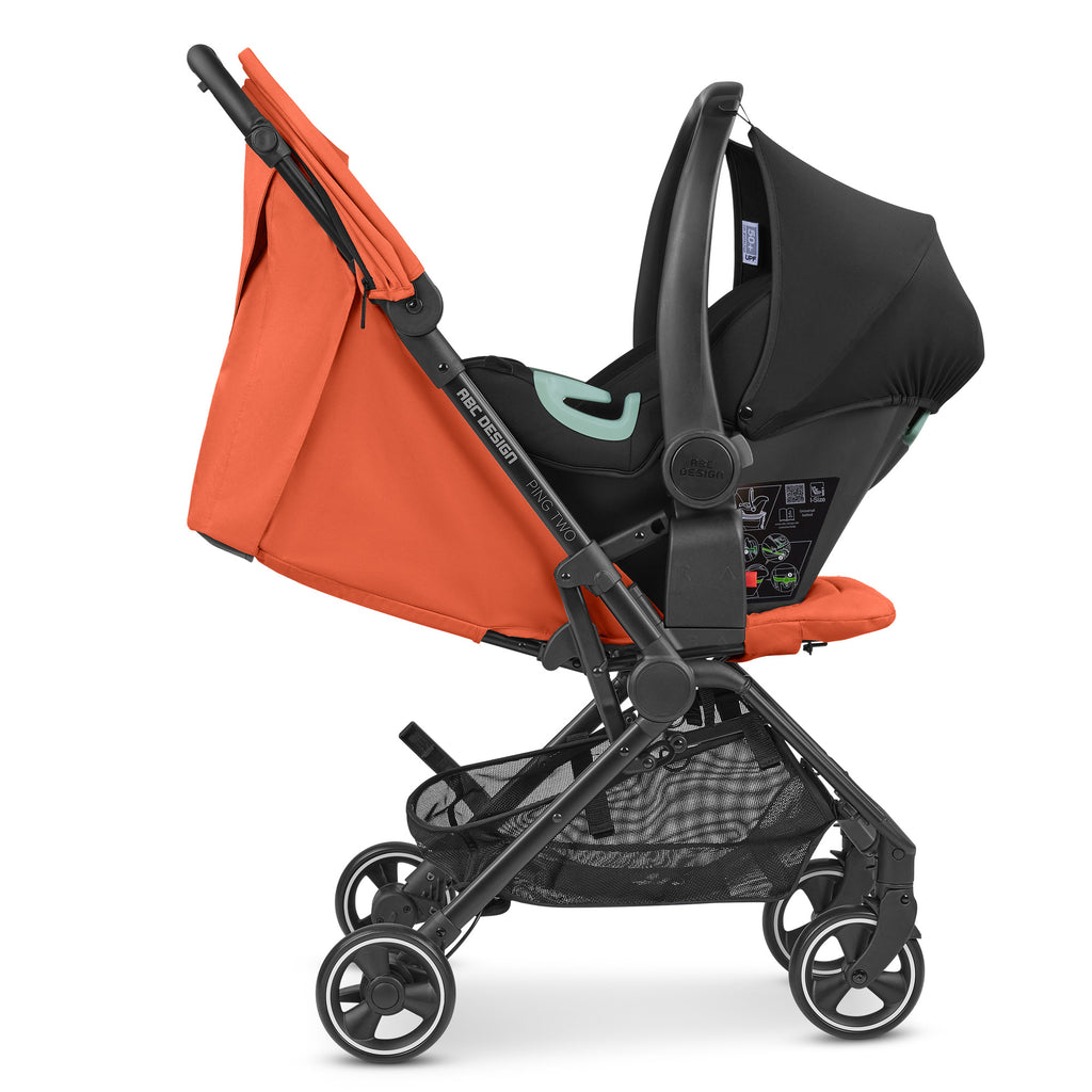 ABC Design Ping 2 Pushchair - Carrot