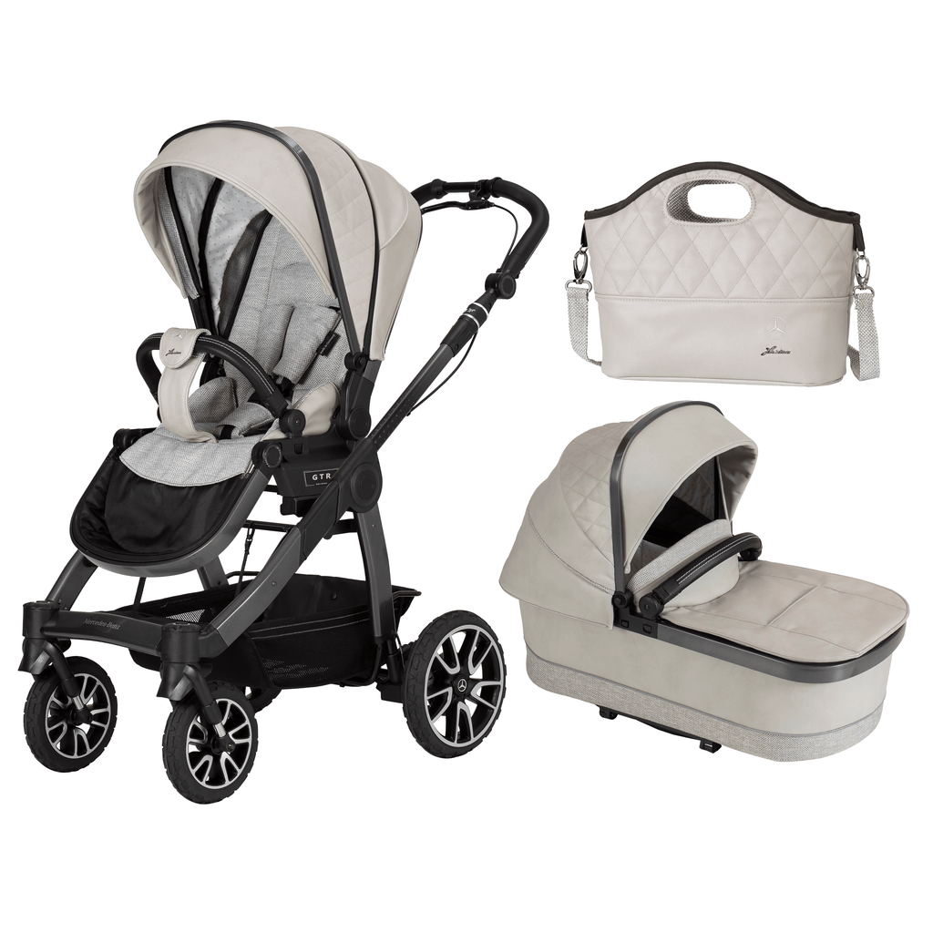 Mercedes Avantgarde All-Terrain GTR Stroller inc. Carrycot and Chassis by Hartan - Made in Germany - Chelsea Baby