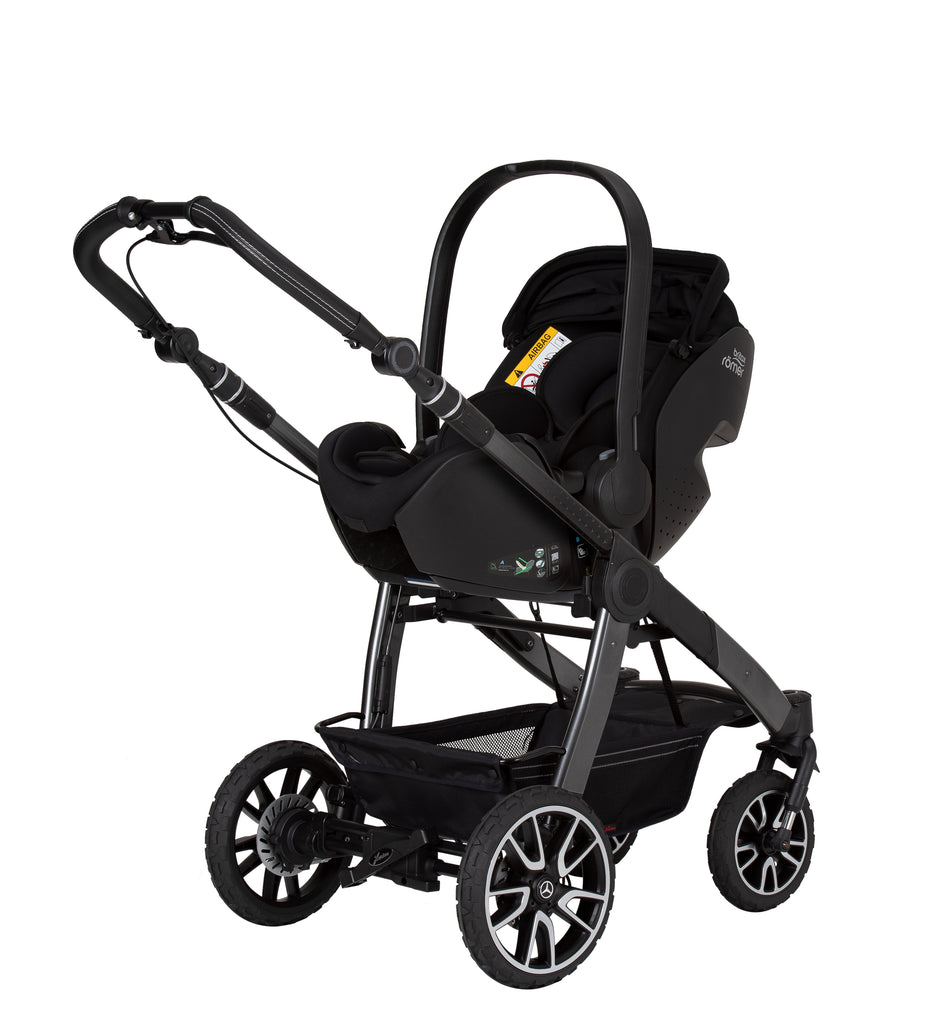 Mercedes Avantgarde All-Terrain GTR Stroller inc. Carrycot and Chassis by Hartan - Made in Germany - Chelsea Baby