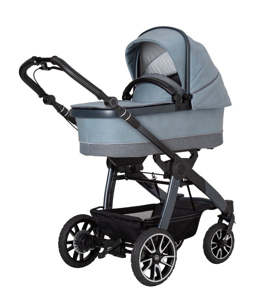 Mercedes Avantgarde All-Terrain GTR Stroller inc. Carrycot and Chassis by Hartan - Made in Germany - Chelsea Baby