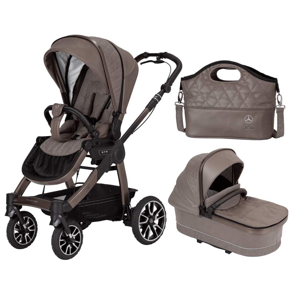 Mercedes Avantgarde All-Terrain GTR Stroller inc. Carrycot and Chassis by Hartan - Made in Germany - Chelsea Baby