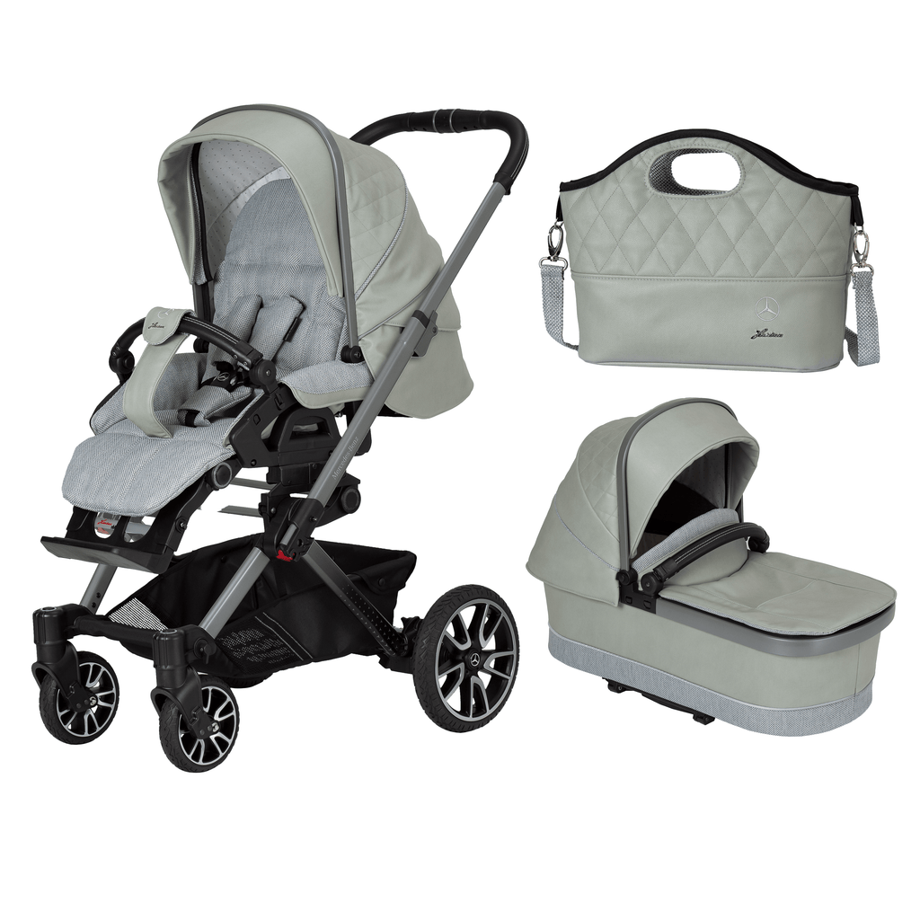 Mercedes Avantgarde GTS Stroller inc. Carrycot and Chassis by Hartan - Made in Germany - Chelsea Baby
