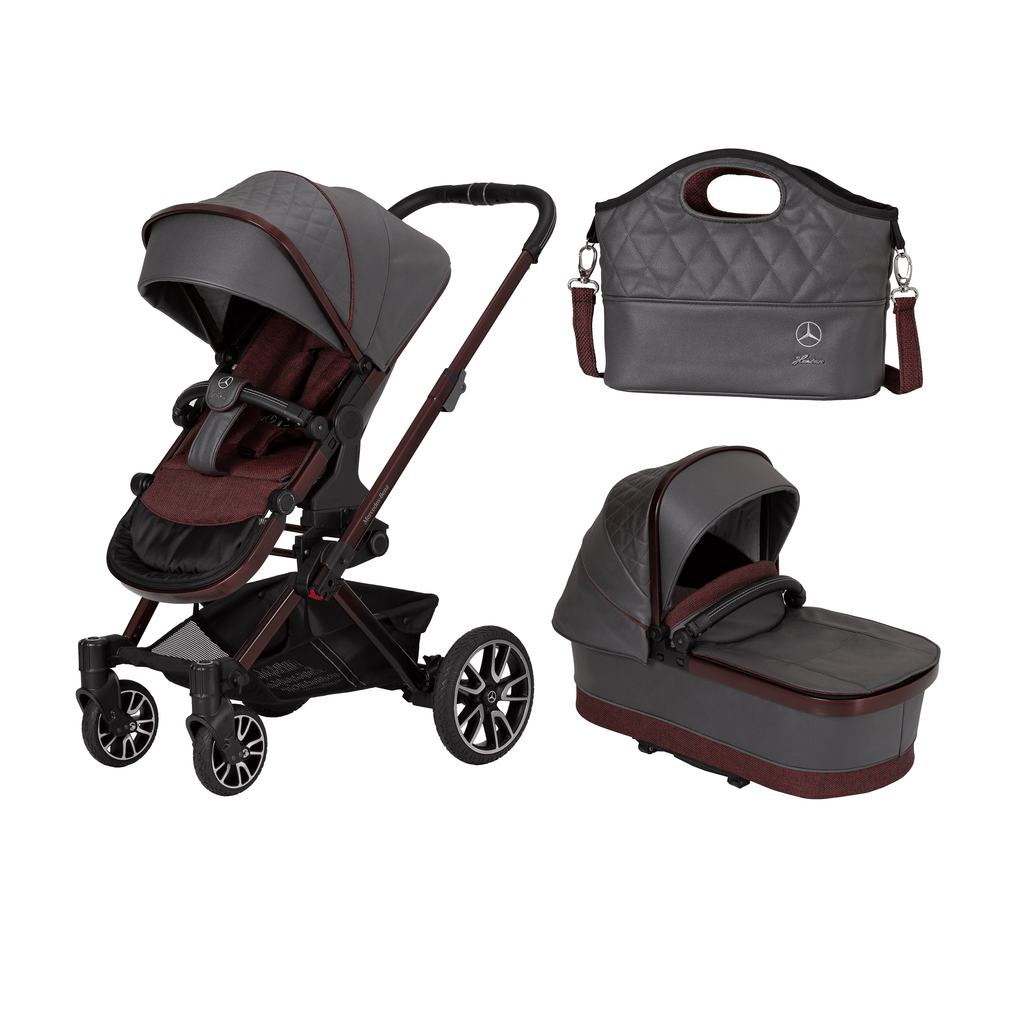 Mercedes Avantgarde GTX Stroller inc. Carrycot and Chassis by Hartan - Made in Germany - Chelsea Baby