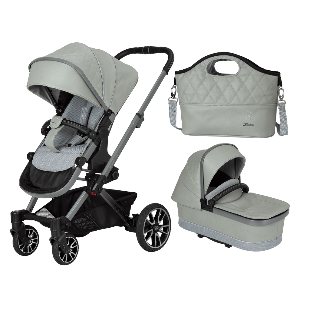 Mercedes Avantgarde GTX Stroller inc. Carrycot and Chassis by Hartan - Made in Germany - Chelsea Baby