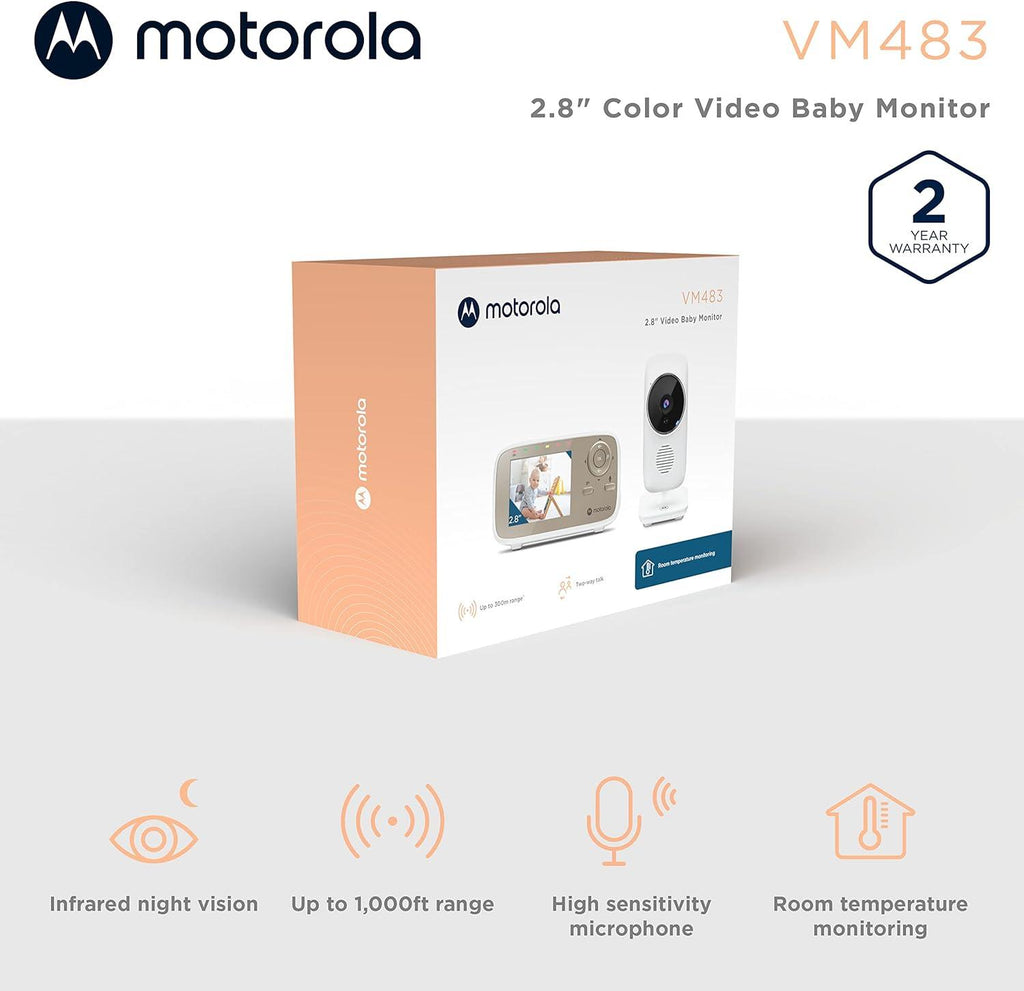 Motorola Nursery VM483 - Video Baby Monitors - Chelsea Baby