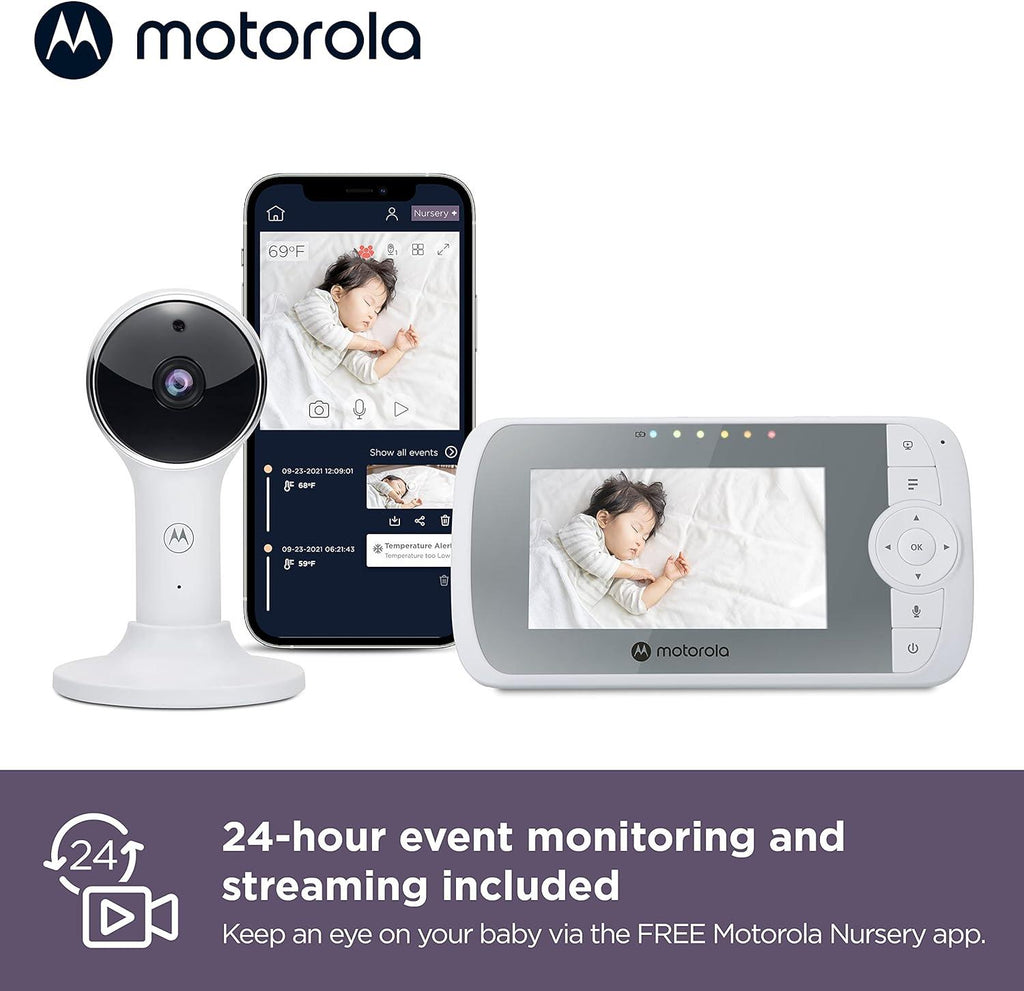 Motorola Nursery VM64 Connect - Video Baby Monitor - Chelsea Baby