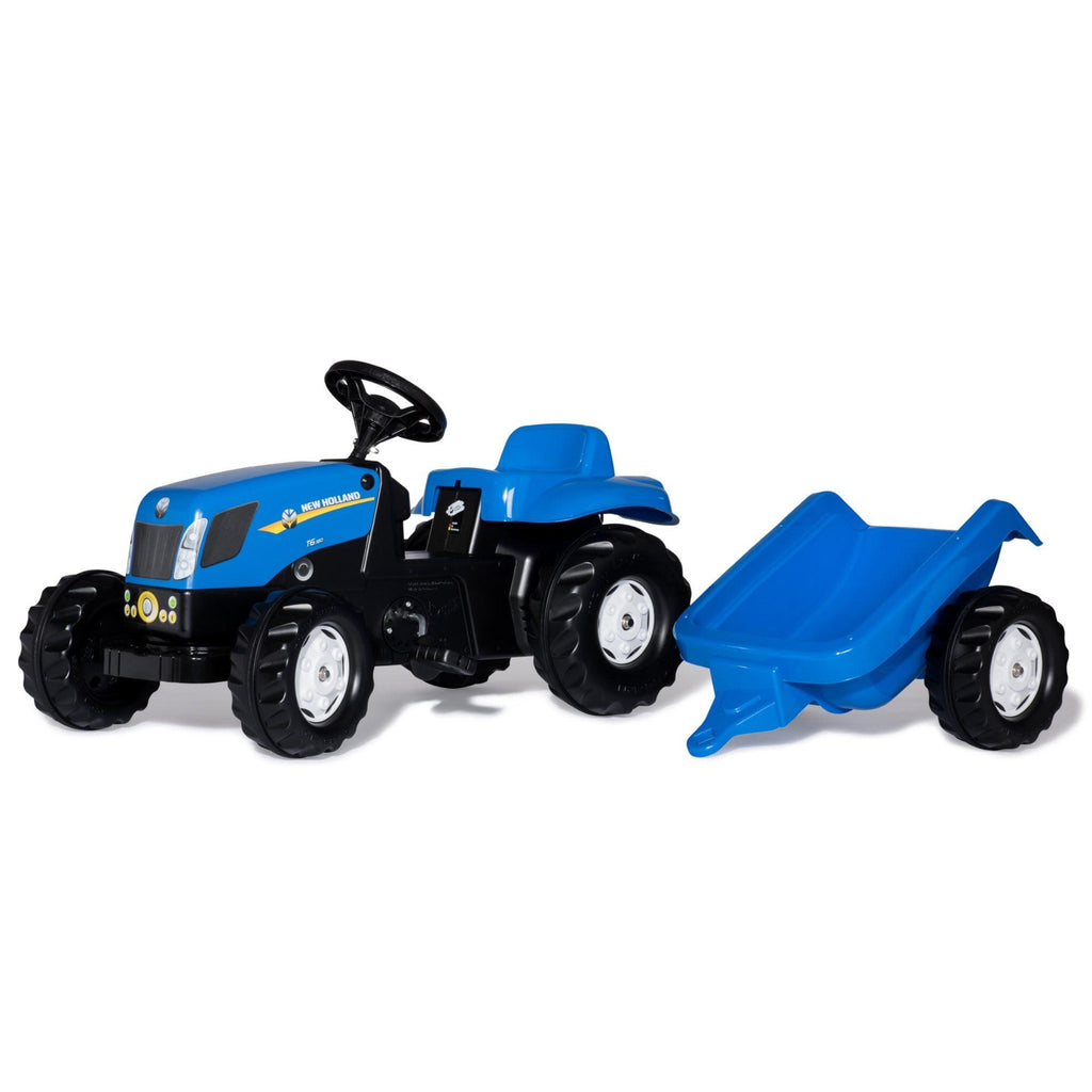 New Holland Ride On T7040 Tractor & Trailer - Chelsea Baby