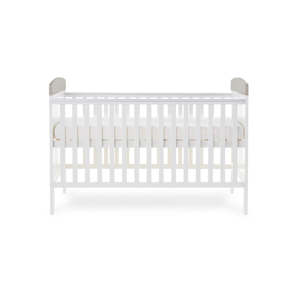 Obaby Grace Inspire Cot Bed and Fibre Mattress - Chelsea Baby