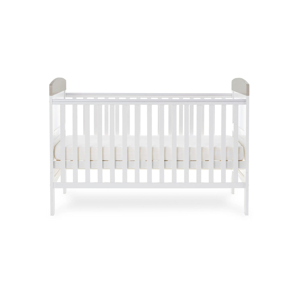 Obaby Grace Inspire Cot Bed and Fibre Mattress - Chelsea Baby