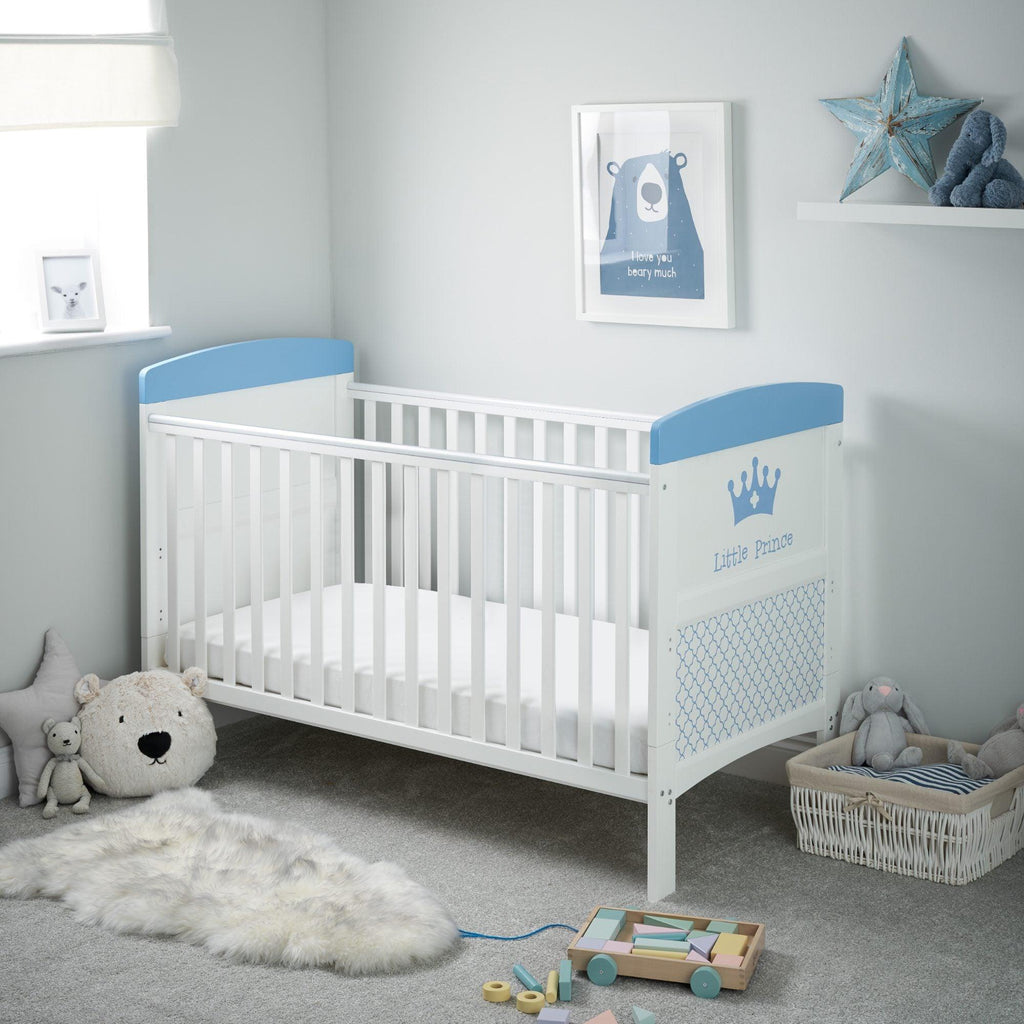 Obaby Grace Inspire Cot Bed and Fibre Mattress - Chelsea Baby