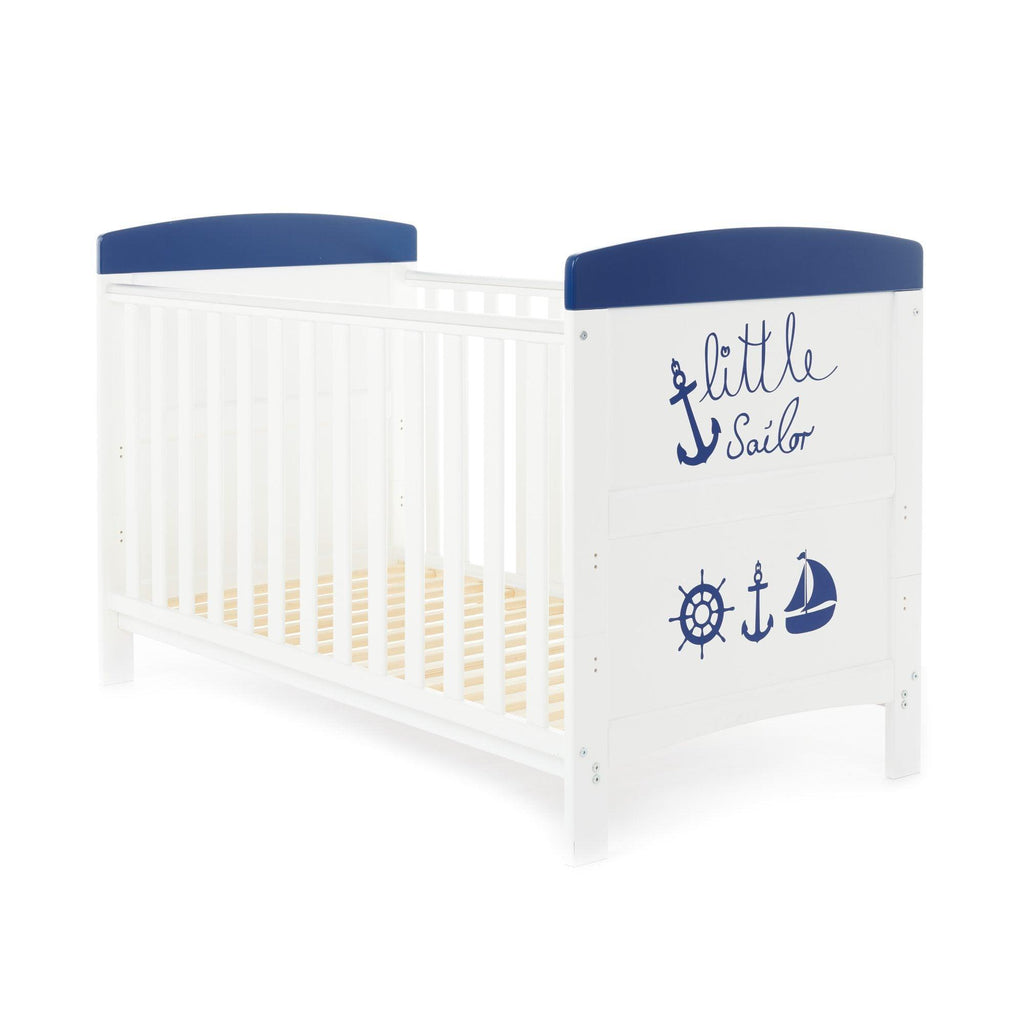 Obaby Grace Inspire Cot Bed and Fibre Mattress - Chelsea Baby