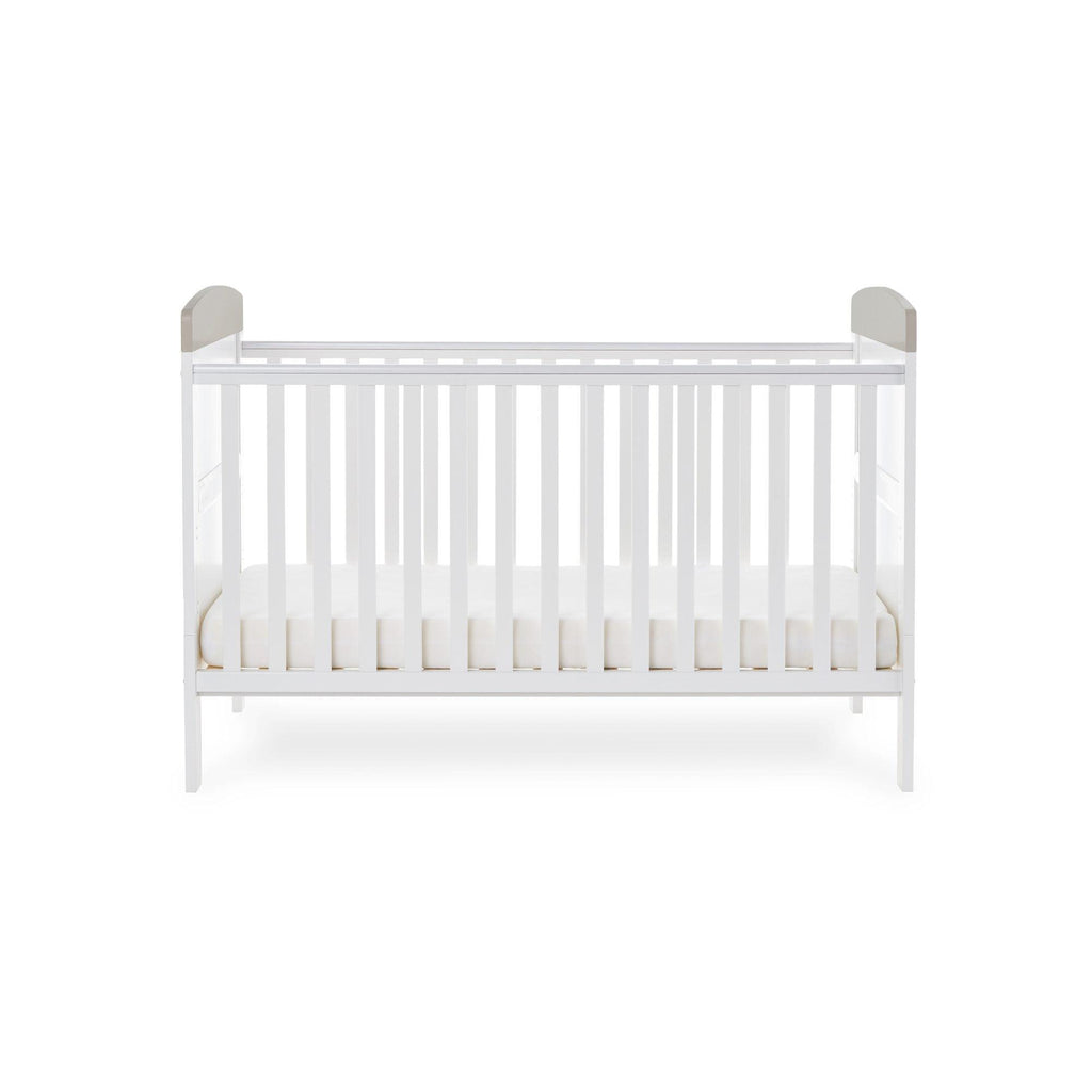 Obaby Grace Inspire Cot Bed and Fibre Mattress - Chelsea Baby