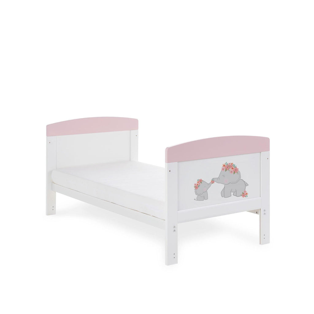 Obaby Grace Inspire Cot Bed and Fibre Mattress - Chelsea Baby