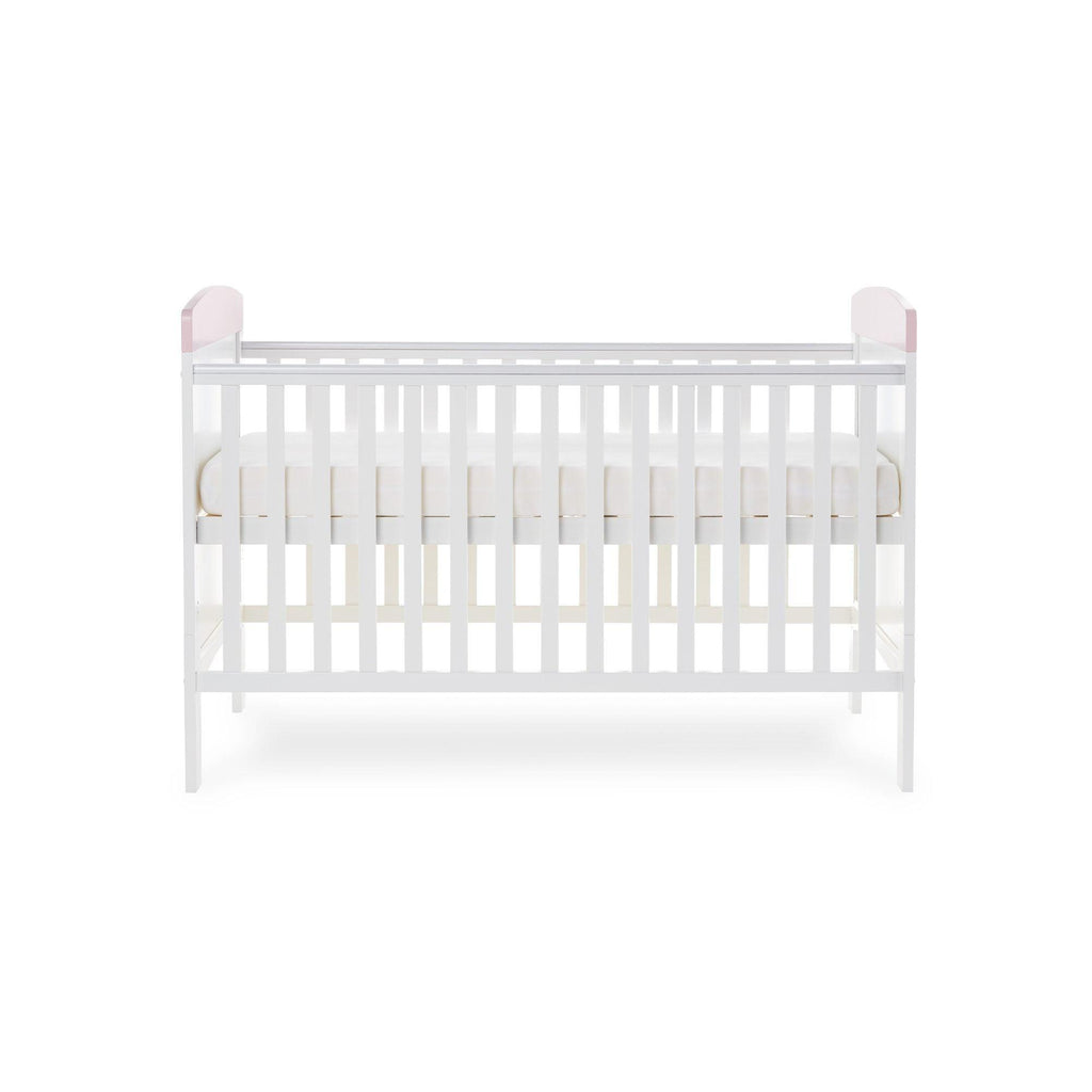 Obaby Grace Inspire Cot Bed and Fibre Mattress - Chelsea Baby