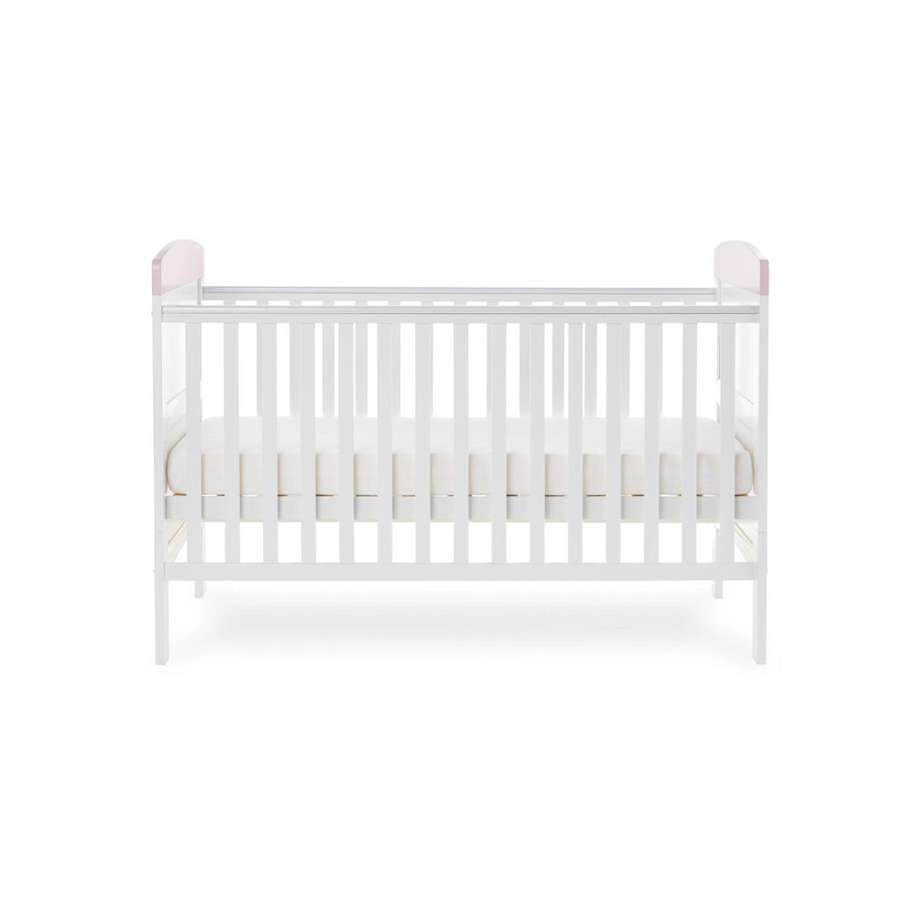 Obaby Grace Inspire Cot Bed and Fibre Mattress - Chelsea Baby