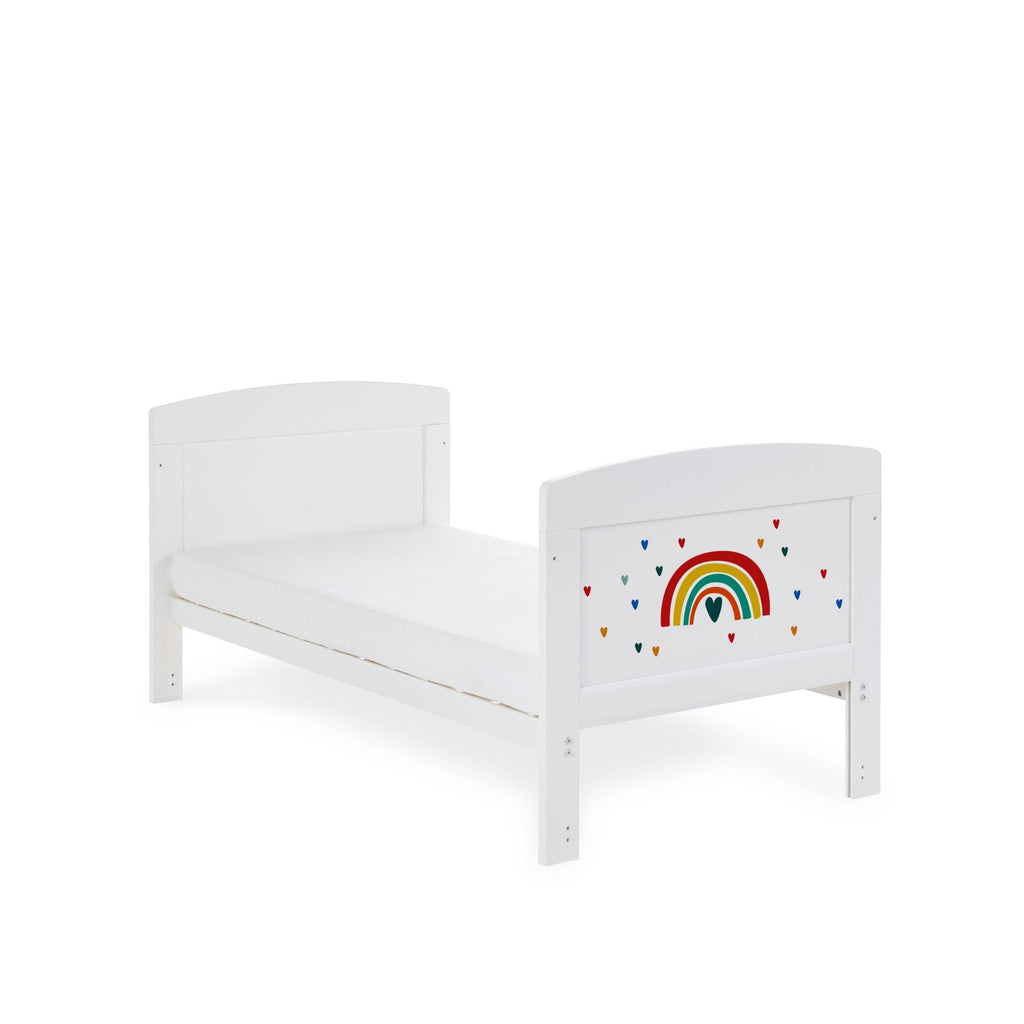 Obaby Grace Inspire Cot Bed and Fibre Mattress - Chelsea Baby