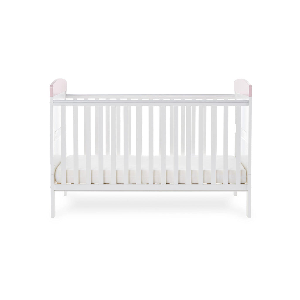 Obaby Grace Inspire Cot Bed and Fibre Mattress - Chelsea Baby