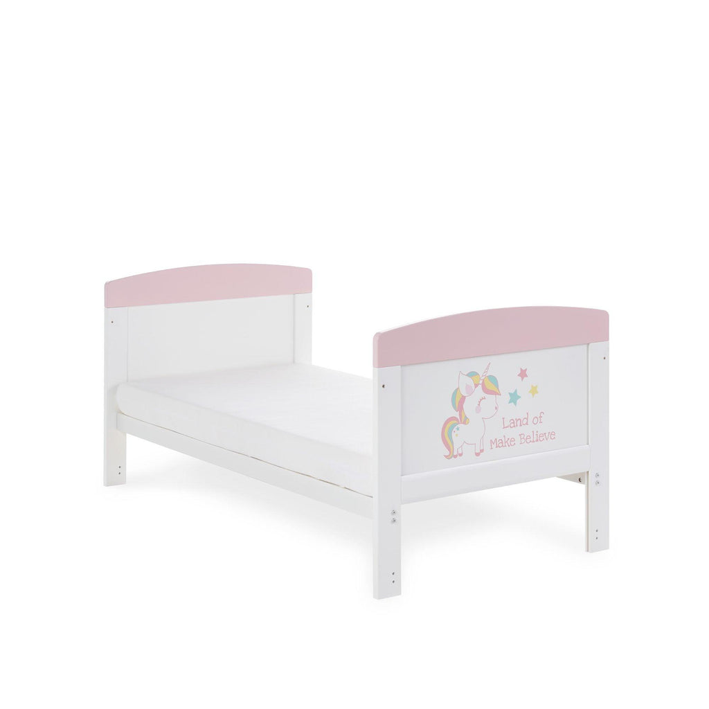 Obaby Grace Inspire Cot Bed and Fibre Mattress - Chelsea Baby