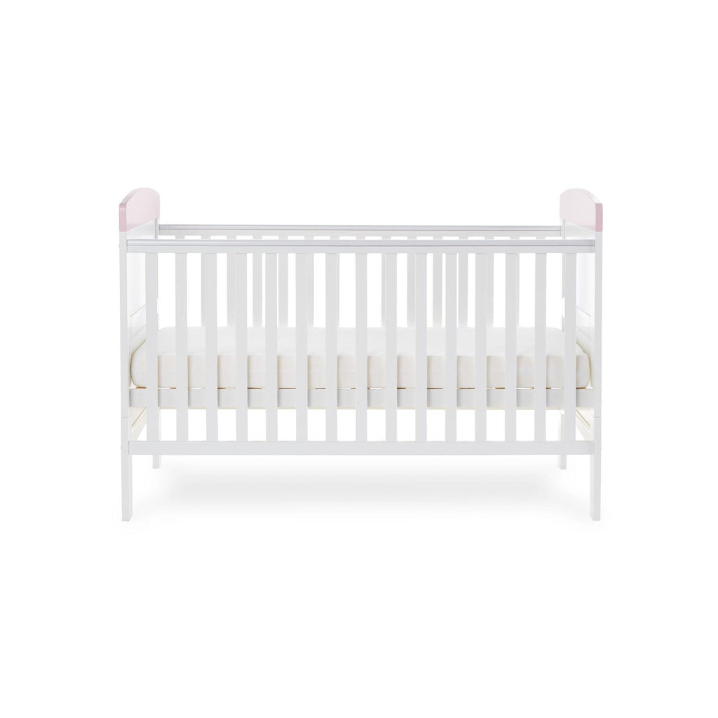 Obaby Grace Inspire Cot Bed and Fibre Mattress - Chelsea Baby