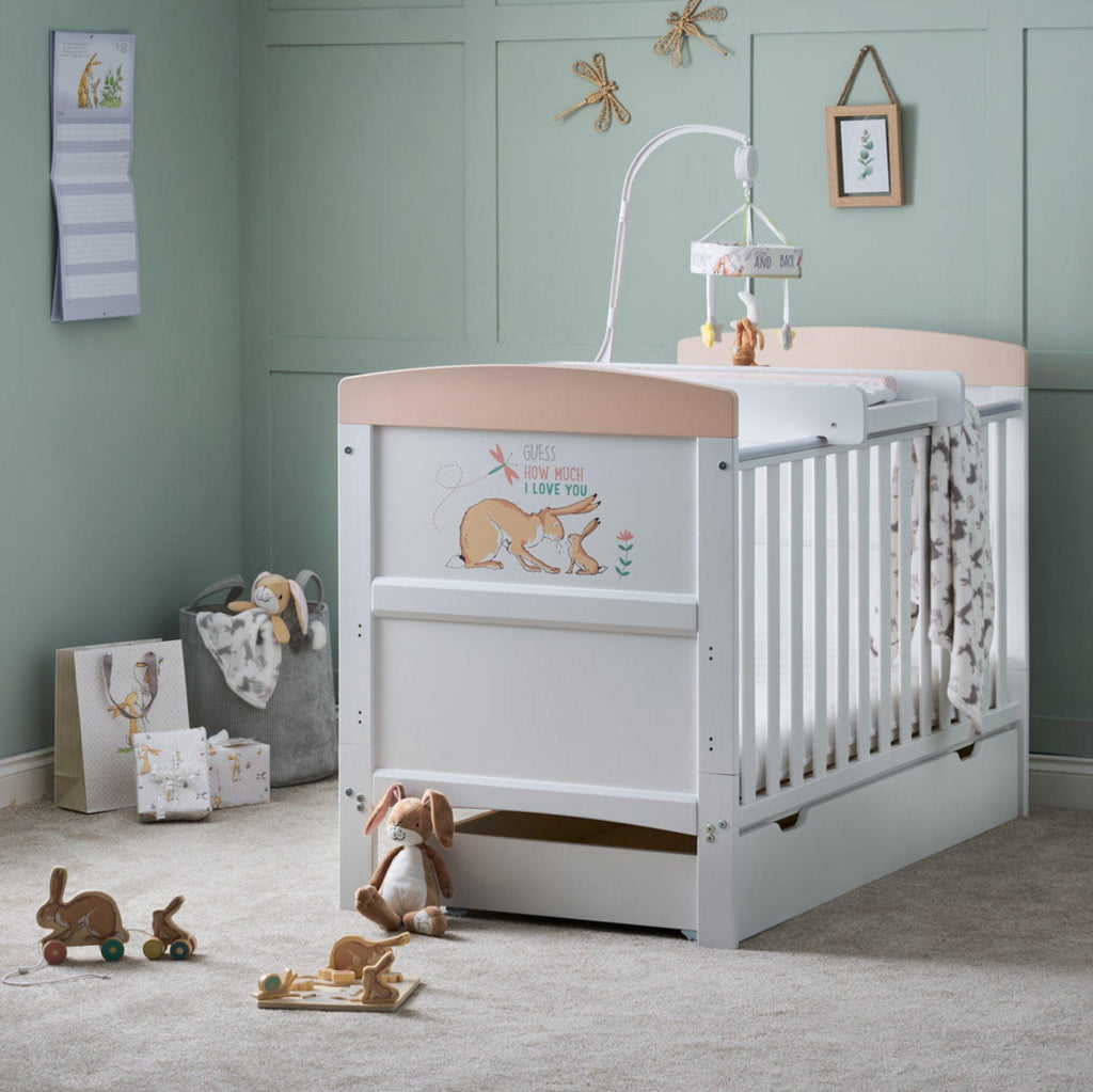 Obaby Grace Inspire Cot Bed - Guess How Much I Love You Series - Chelsea Baby