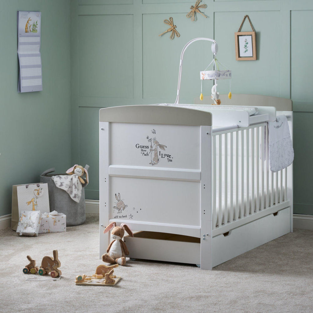 Obaby Grace Inspire Cot Bed - Guess How Much I Love You Series - Chelsea Baby