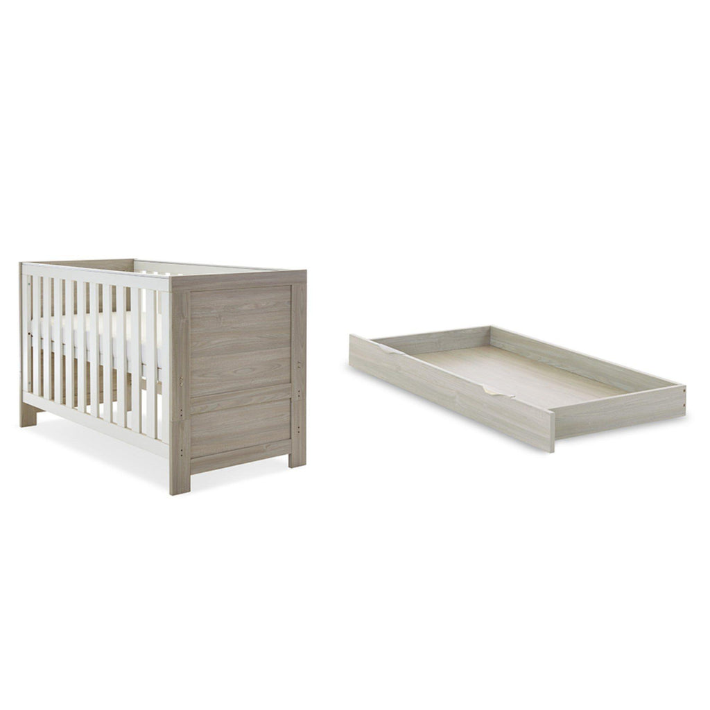 Obaby Nika Cot Bed and Underdrawer - Chelsea Baby