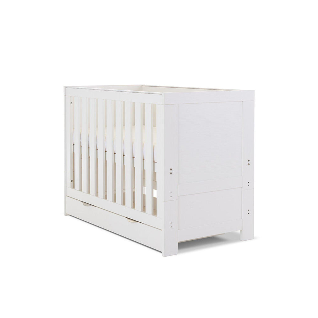 Obaby Nika Mini Cot Bed and Under drawer - Chelsea Baby