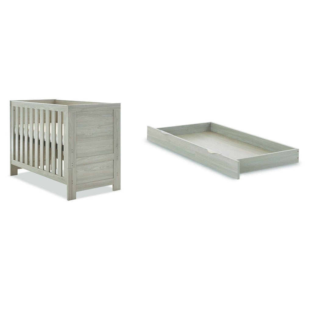 Obaby Nika Mini Cot Bed and Underdrawer - Chelsea Baby
