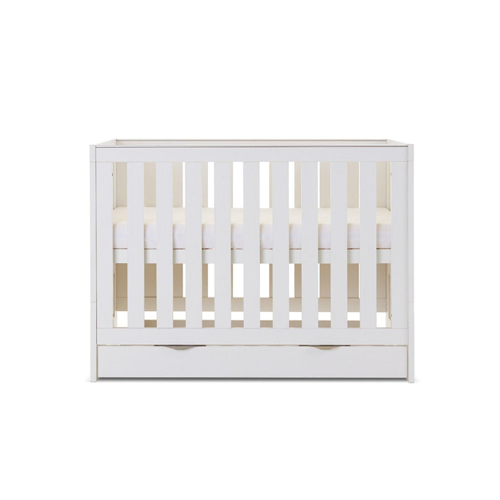 Obaby Nika Mini Cot Bed and Under drawer - Chelsea Baby