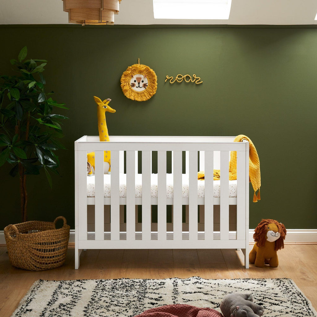 Obaby Nika Mini Cot Bed and Under drawer - Chelsea Baby