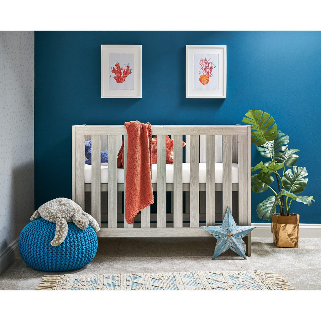 Obaby Nika Mini Cot Bed and Under drawer - Chelsea Baby