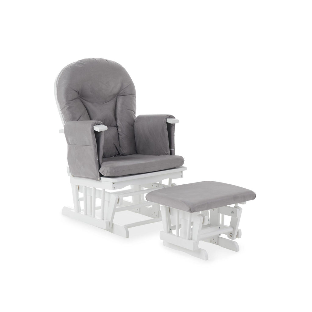 Obaby Reclining Glider Chair and Stool - Chelsea Baby