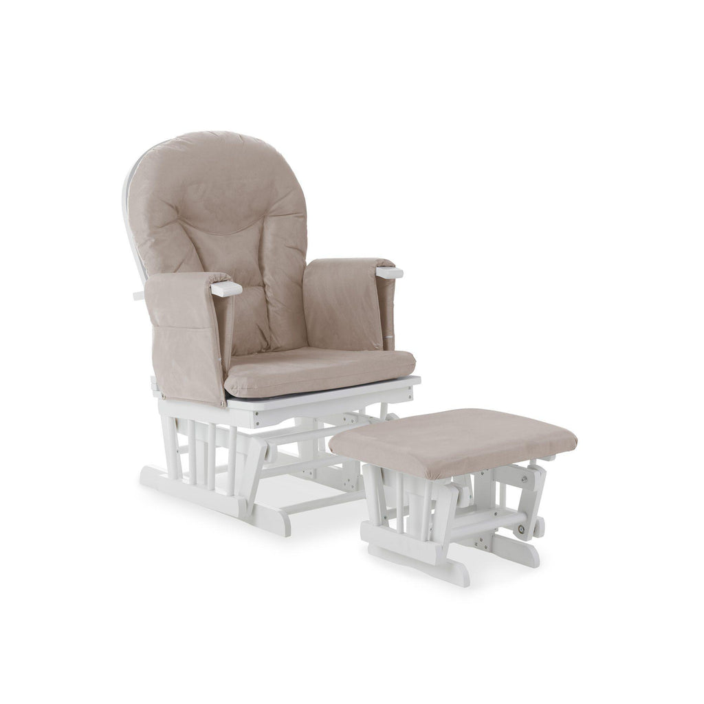 Obaby Reclining Glider Chair and Stool - Chelsea Baby