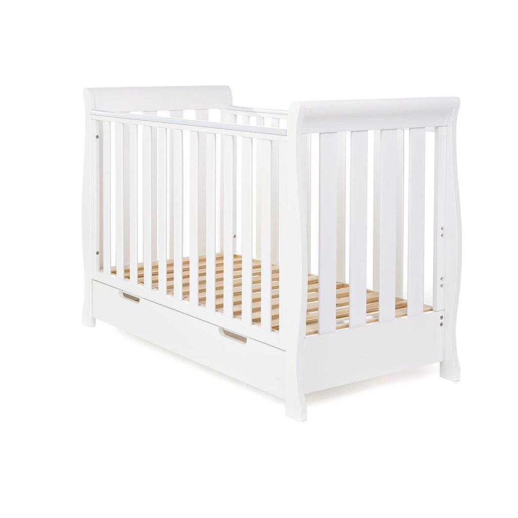 Obaby Stamford Luxe Sleigh Cot Bed - Chelsea Baby