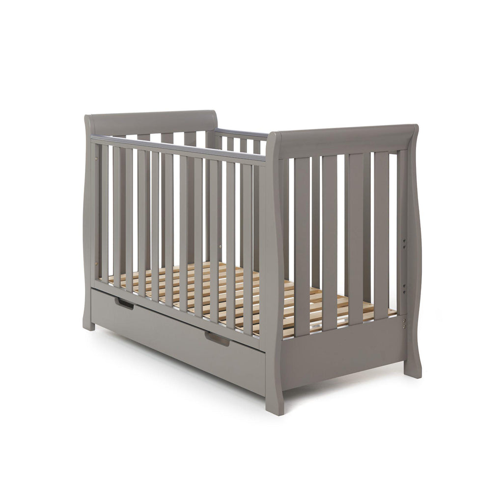 Obaby Stamford Luxe Sleigh Cot Bed - Chelsea Baby